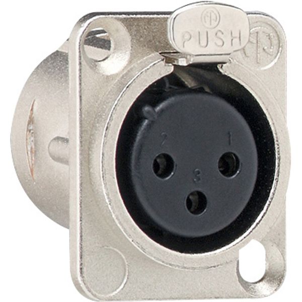 XLR D series flange jack 3-p Accessories image 1