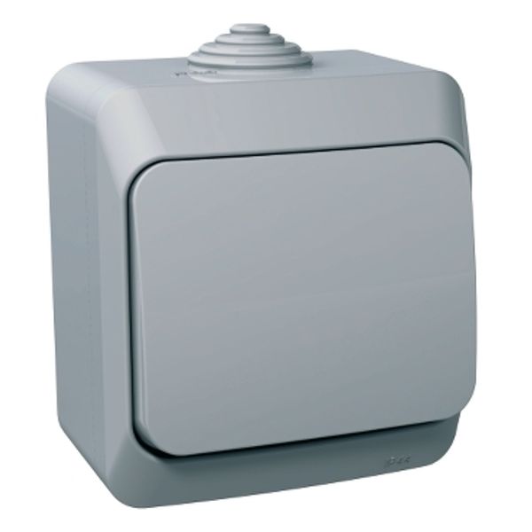 Cedar Plus - 1pole pushbutton - 16A, grey image 3