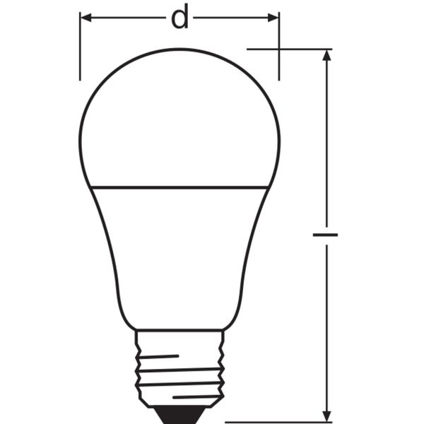 LED CLASSIC A MOTION & DAYLIGHT SENSOR 8.8W 840 Frosted E27 image 5