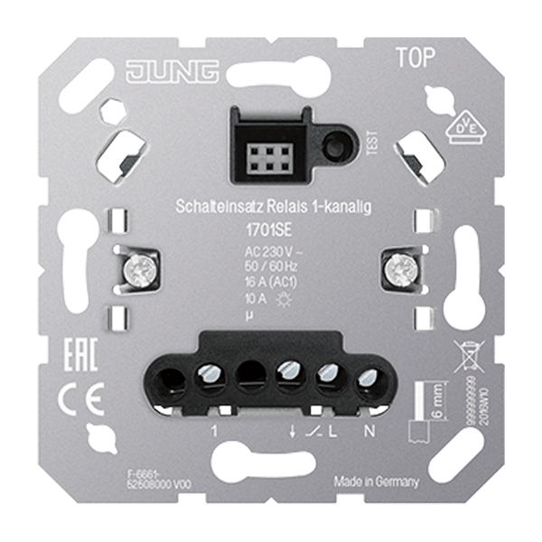 Relay switch insert 1-channel 1701SE image 3