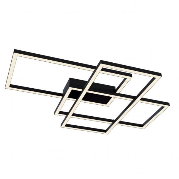 Modern Line Ceiling Lamp Black image 1