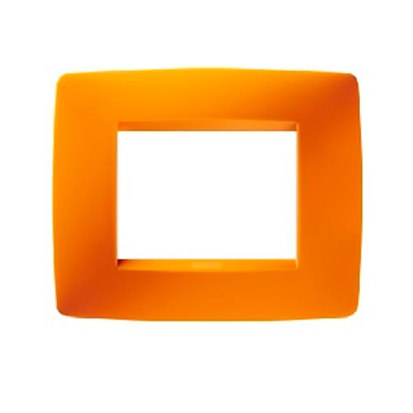 ONE PLATE 3-GANG OPAL ORANGE GW16103TO image 1