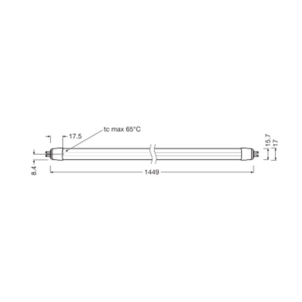 LED TUBE T5 EXTERNAL P 1449 mm 18W 865 image 9