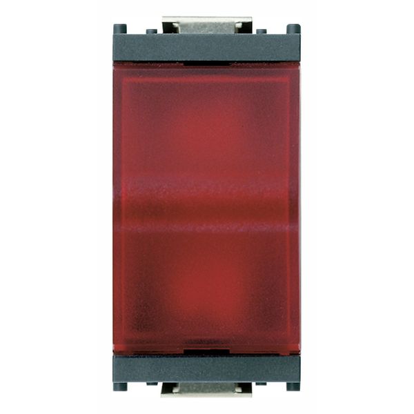 Red prismatic indicator unit grey image 1