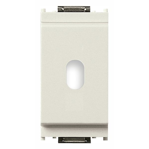 Cable outlet +cord-grip white image 1