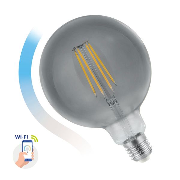 LED GLOB G125 4,9W E-27 COG 230V CCT(4000K-6500K)+DIMM MODERNSHINE Wi-Fi/BT Spectrum SMART image 7