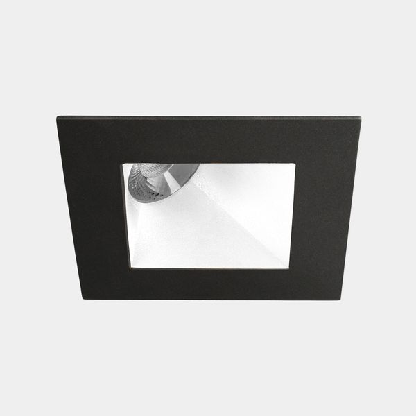 Downlight Play Deco Asymmetrical Square Fixed 6.4W LED warm-white 3000K CRI 90 13.6º ON-OFF Black/White IP54 594lm image 1