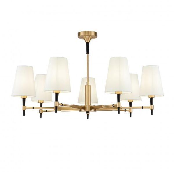 House Zaragoza Chandelier Brass image 1