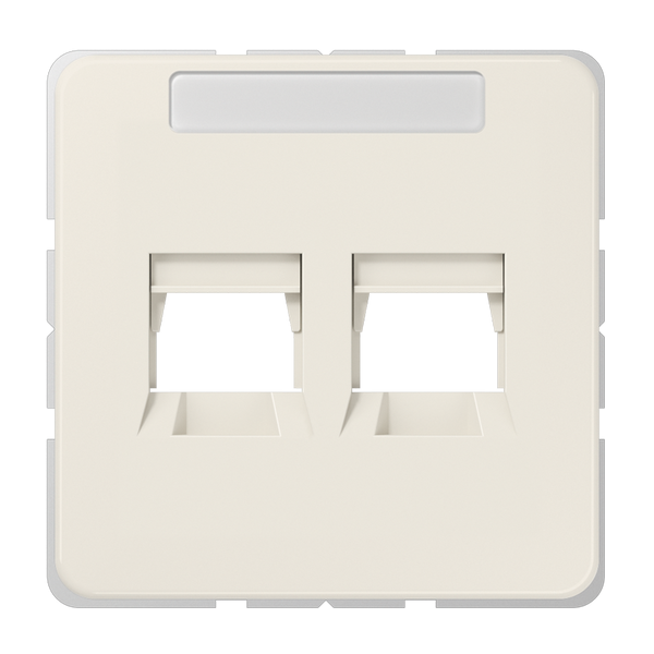 Centre plate for modular jack sockets 569-2NT image 1