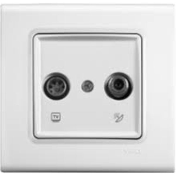 Linnera-Rollina Sat Socket Trans (Sat-TV) (8-11dB) Beige image 1