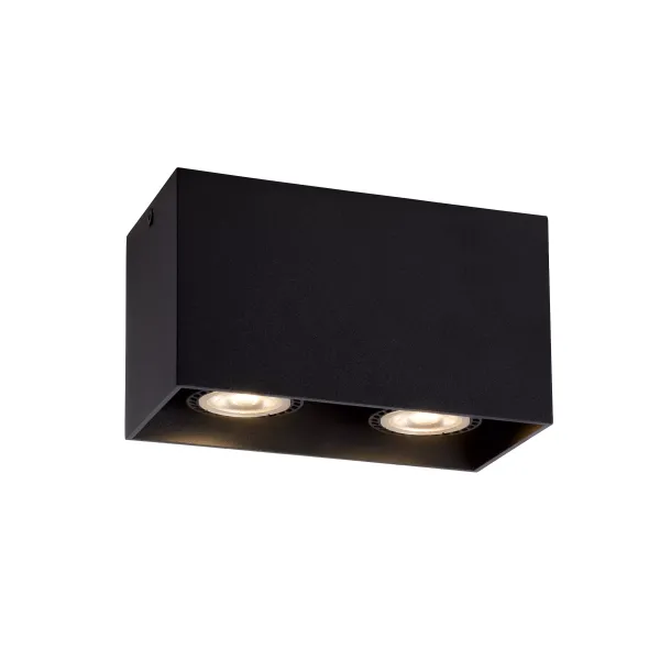 BODI Ceiling Light Square 2xGU10 excl Black image 1