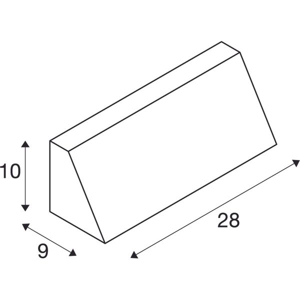 PEMA SQUARE wall lamp, E27, max. 15W, black image 3