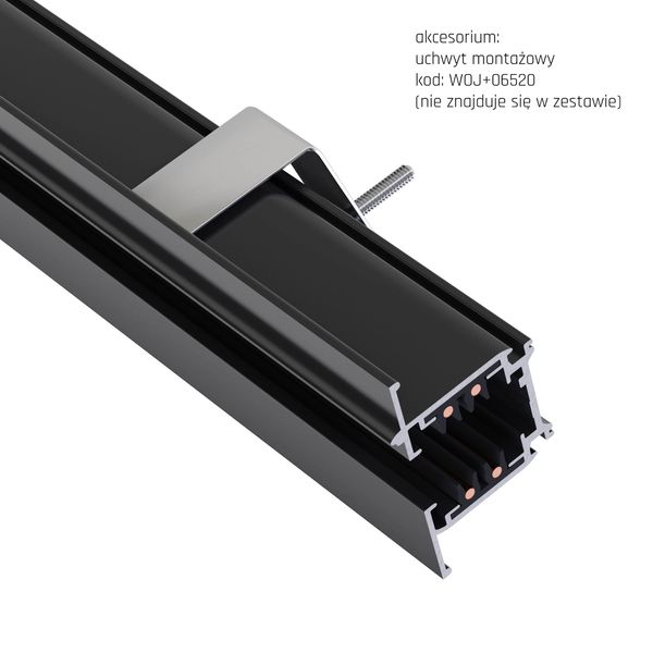 SPS Recessed trackline 3F 1m, black  SPECTRUM image 8