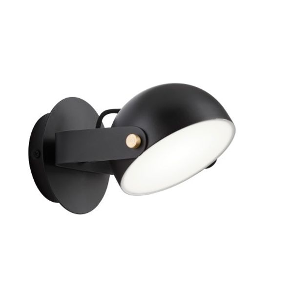 Wall Lamp Black Hemi image 1