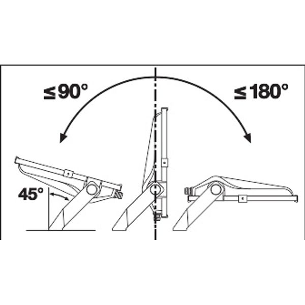 FLOODLIGHT PERFORMANCE DALI ASYM 55x110 290W 3000K BK image 15