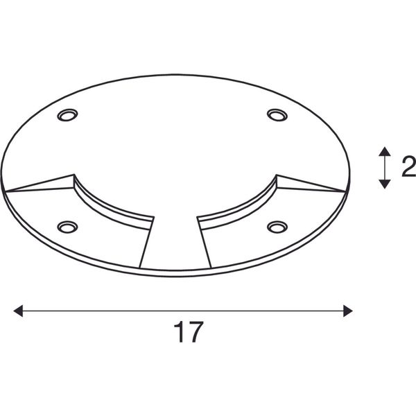 BIG PLOT cover, 2 outlets, stainless steel 316 image 1