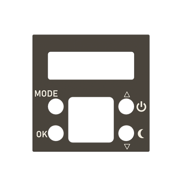 N2240.5 AN Cover plate for digital thermostat- 2M - Anthracite image 1