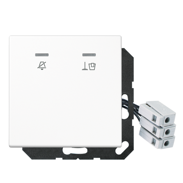 Hotel centre plate 24 V, corridor unit LSCUKO5M24WW image 2