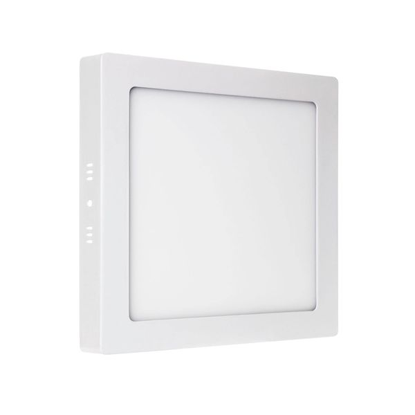 ALGINE  ECO LED SQUARE  230V 12W IP20  WW CEILING PANEL white frame SURFACE image 15