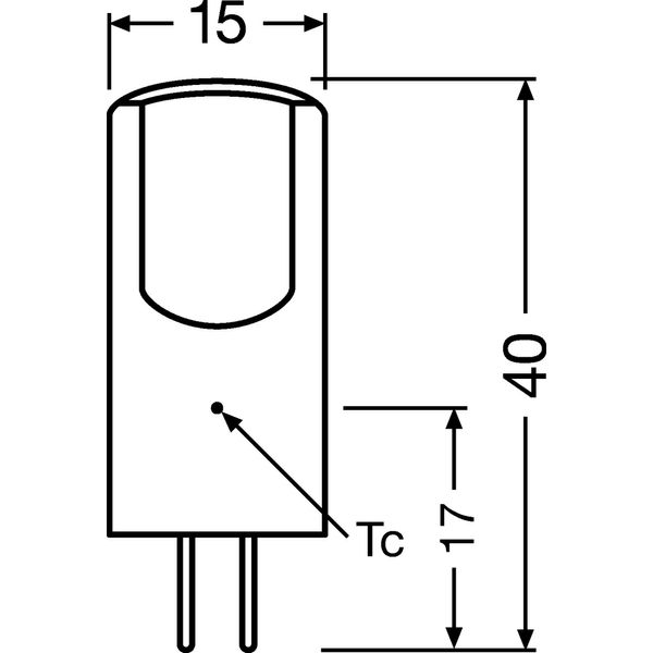 LED PIN 12 V DIM 2W 827 Clear G4 image 5