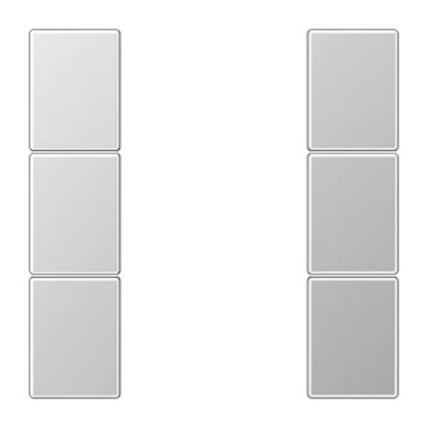 Push button KNX Cover kit-3, complete, alum. image 3