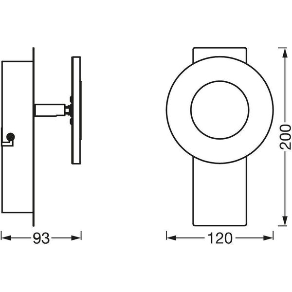 SMART+ WIFI ORBIS WALL WAVE 200mm TW image 3