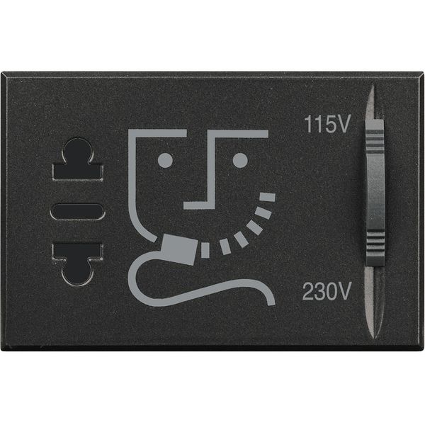 SHAVER SOCKET 230V DARK image 2