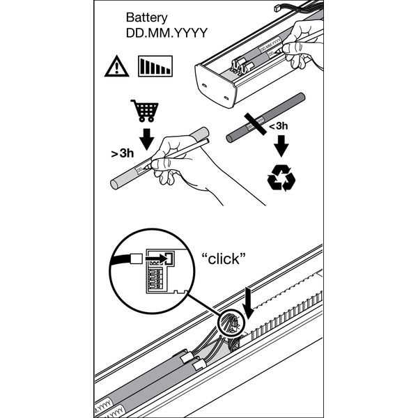 TruSys® FLEX EMERGENCY NARROW 50W 840 N CL WT EM image 19