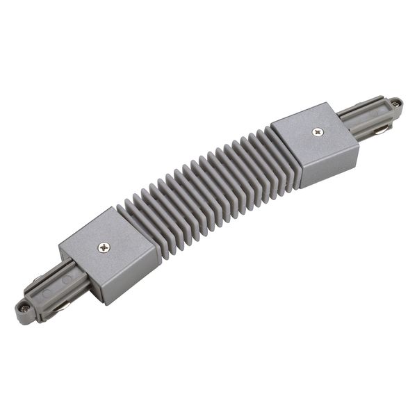 Flex coupler for 1-phase high-voltage track, silvergrey image 1