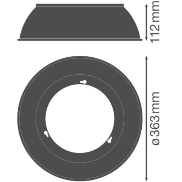 HIGH BAY COMPACT REFLECTOR 166W 80DEG SI image 5