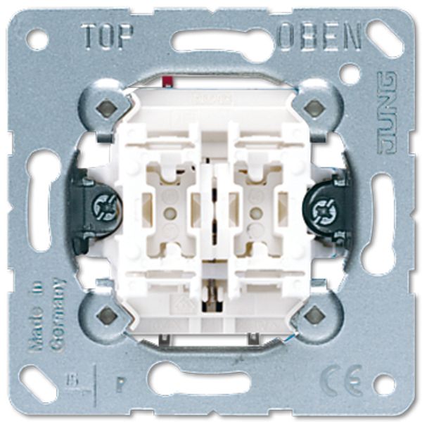 2-gang switch insert 1-pole, 1-way 501-2USI image 1