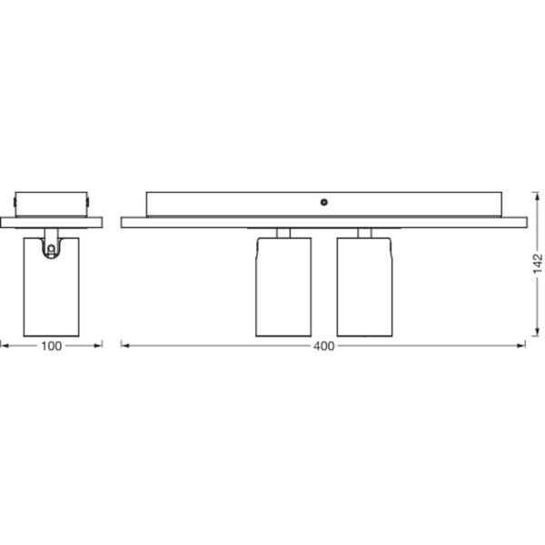 DECOR SPOT MERCURY WHITE 2x3.4W 927 DIM image 5