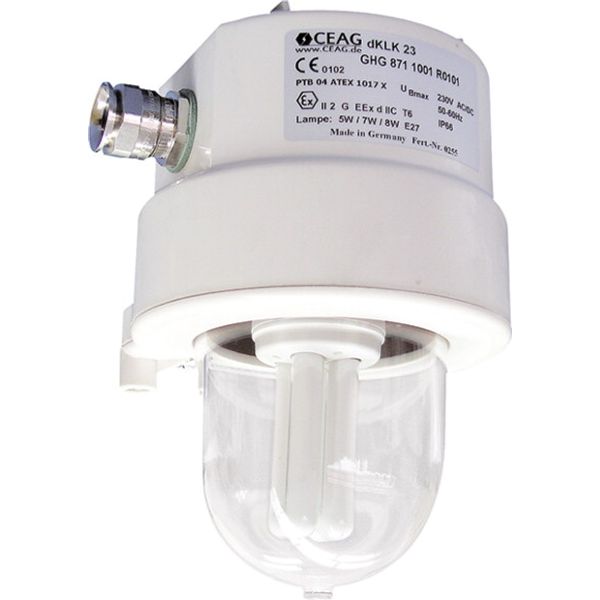 Ex-d signal lamp, dKLK 23 CG-S, 1x M20 cable gland, zone 1/21 image 1