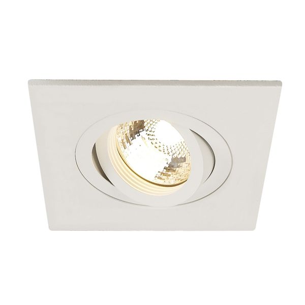 NEW TRIA XL SQUARE GU10 Downlight, matt white image 1