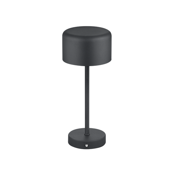 Jeff LED table lamp matt black rechargeable image 1