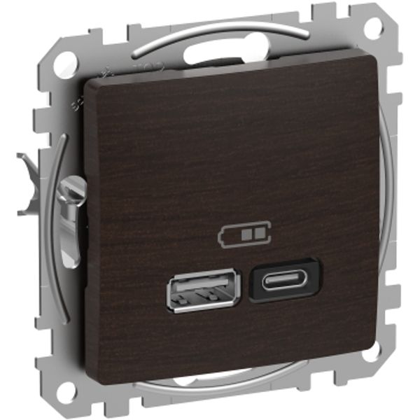 ***Sedna D_E USB A+C 45W d wenge image 1