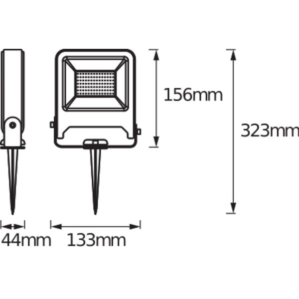 ENDURA® GARDEN FLOOD Spike 20W 3000K image 10