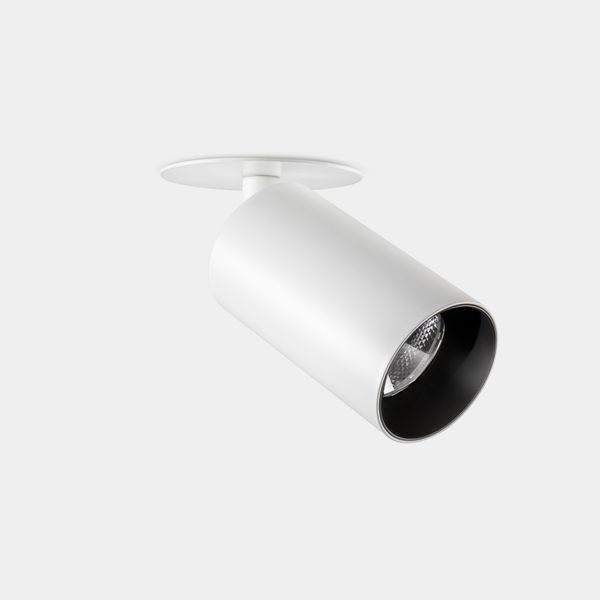 Spotlight Atom Recessed Ø52mm 12.1W LED warm-white 2700K CRI 90 34.2º White 928lm image 1