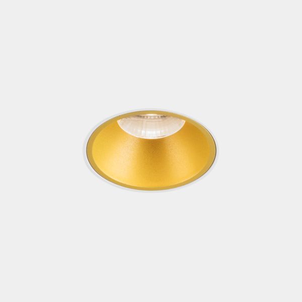 Downlight Play Deco Symmetrical Round Fixed Trimless 11.9W LED warm-white 2700K CRI 90 34.4º ON-OFF Trimless/Gold IP54 1125lm image 1