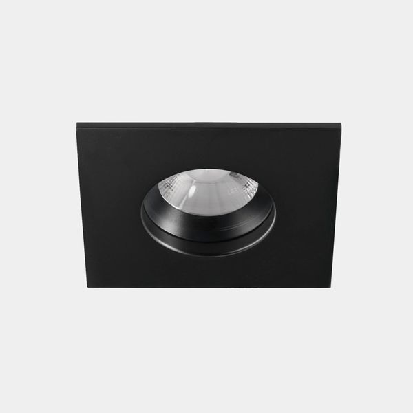 Downlight Play IP65 Square Fixed 17.7W LED warm-white 3000K CRI 90 33.6º DALI-2 Black IP65 1459lm image 1