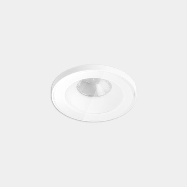 Downlight Play IP65 Glass Round Fixed 17.7W LED neutral-white 4000K CRI 90 32.6º PHASE CUT White IP65 1625lm image 1