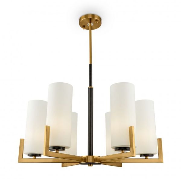 Modern Fortano Chandelier Brass image 3