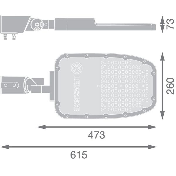 STREETLIGHT AREA LARGE RV35ST 90W 730 RV35ST GY image 10