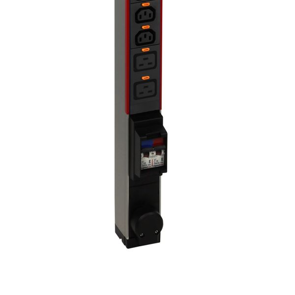 PDU zero U 1 phase 20xC13 + 4xC19 -iec 60320 std -for terminal block image 2