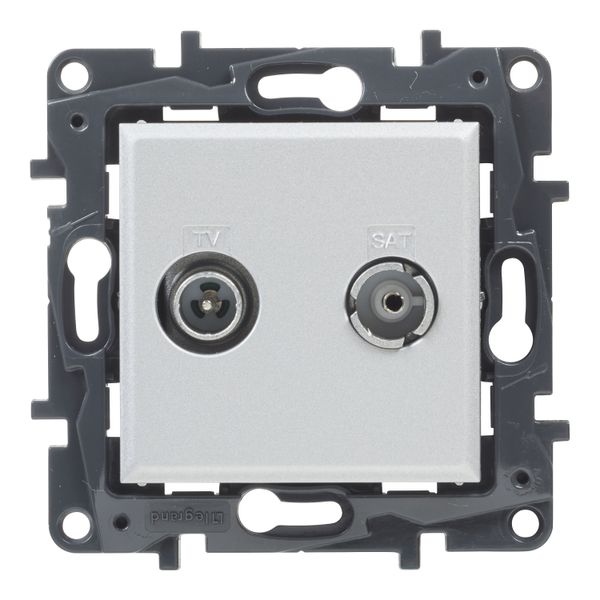 TV-R-SAT SOCKET THROUGH-WIRING ALUMINIUM image 3