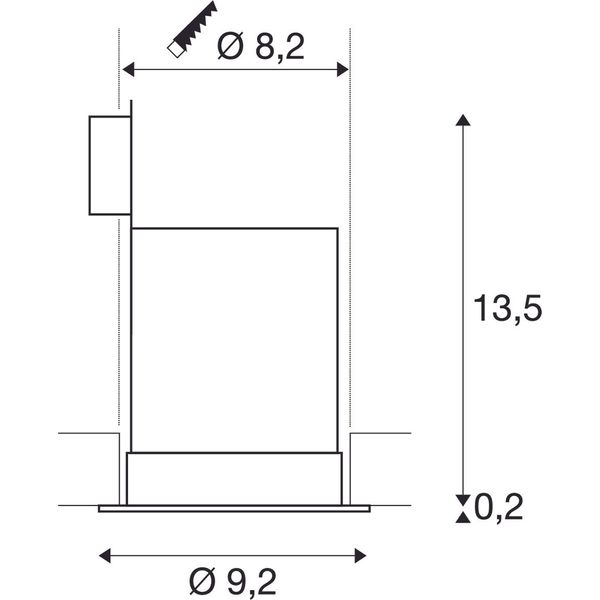 CONTONE, 16W, 890lm, 3000-2000K dimm, adjustable round white image 1