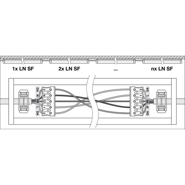 LINEAR SURFACE IP44 DALI 1200 P 32W 840 WT image 19