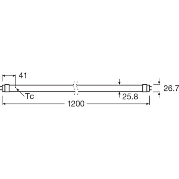 SubstiTUBE T8 EM FOOD 11.6 W/3300 K 1200 mm image 7