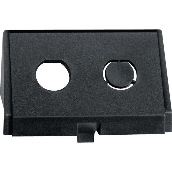 Insert for BNC/TNC sockets, black, System M, Artec/Trancent/Antique image 3