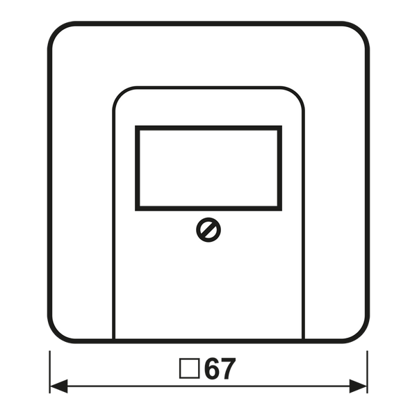 Centre plate for stereo/mono loudspeaker 569T image 6